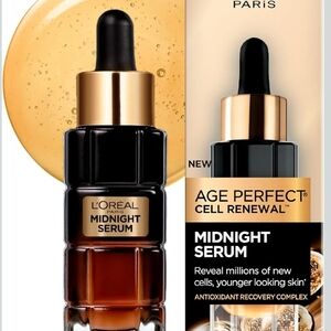 Age Perfect Midnight Serum - Night Repair Serum in Brown & Gold